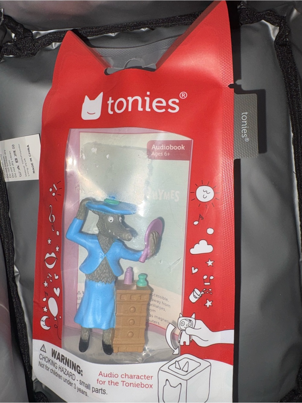 Tonies Blue Wolf Audio Character Figurine